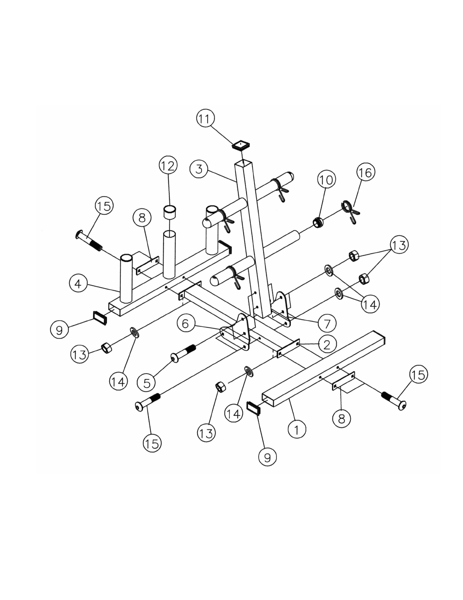 Exploded diagram | Impex PT 360 User Manual | Page 7 / 9