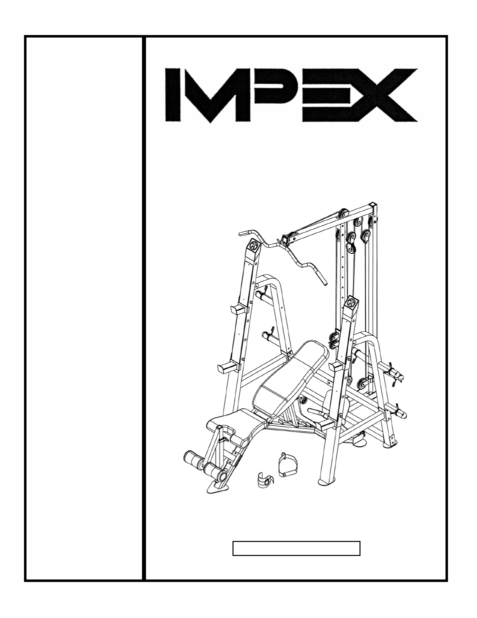 Impex Olympic Cage User Manual | 24 pages