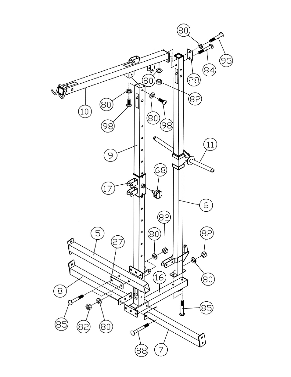 Diagram 5 | Impex Olympic Cage User Manual | Page 14 / 24