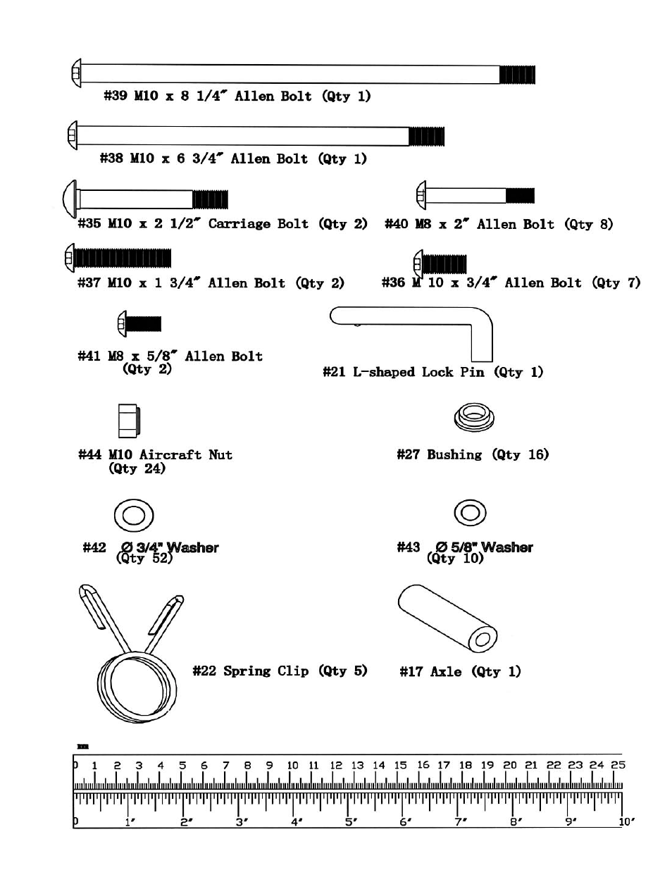 Hardware pack | Impex PHC-PWR9 User Manual | Page 4 / 22