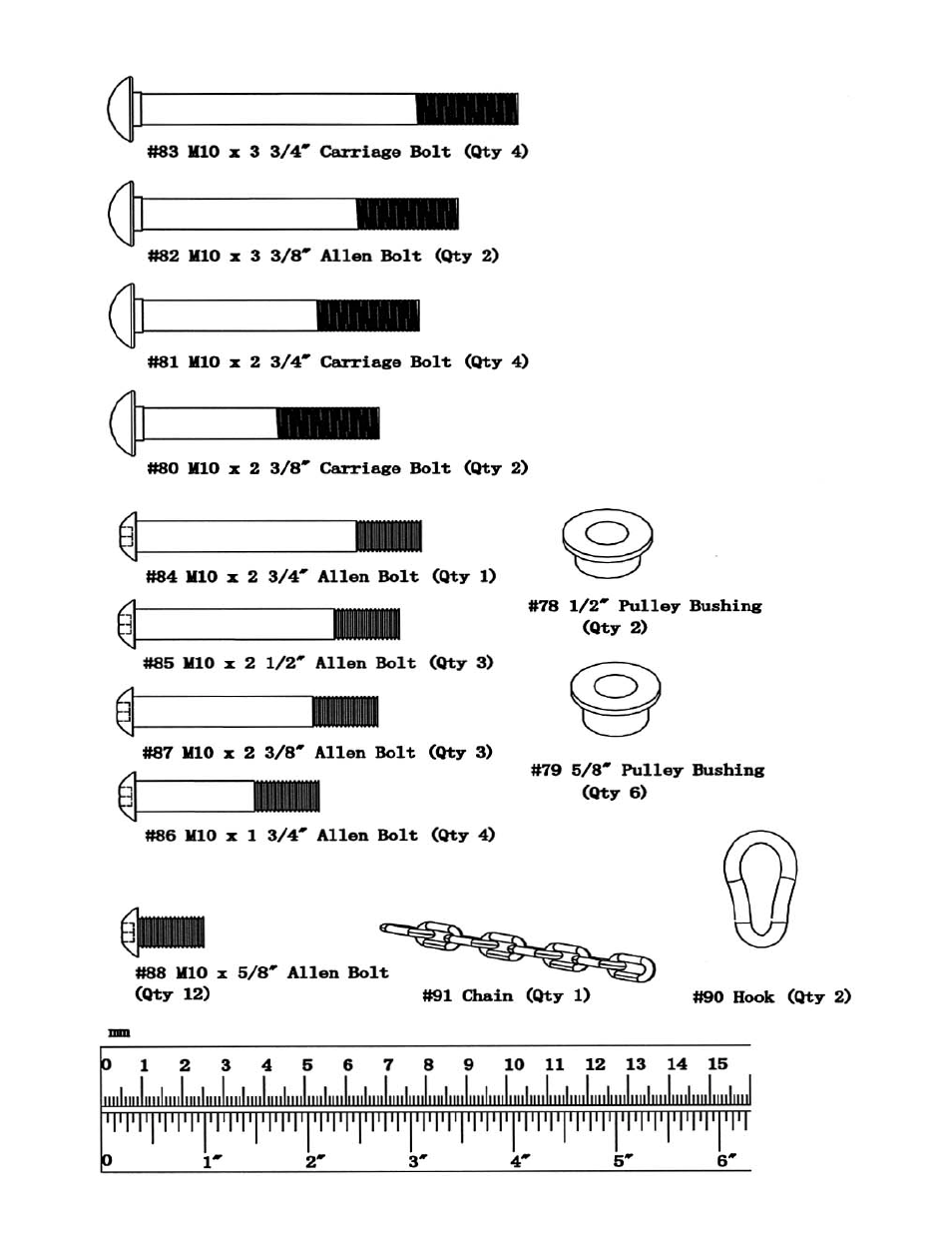 Hardware pack | Impex PHC-PWR9 User Manual | Page 5 / 22