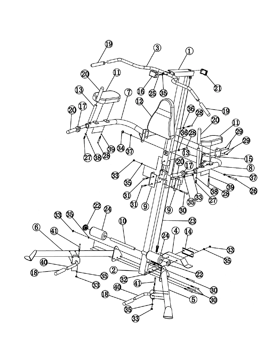 Exploded diagram | Impex TC-3502 User Manual | Page 11 / 14