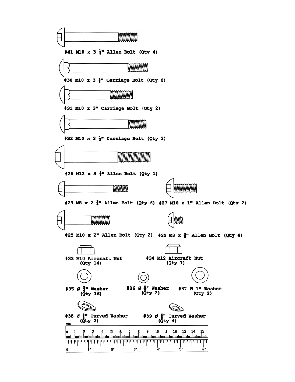 Hardware pack | Impex TC-3502 User Manual | Page 5 / 14