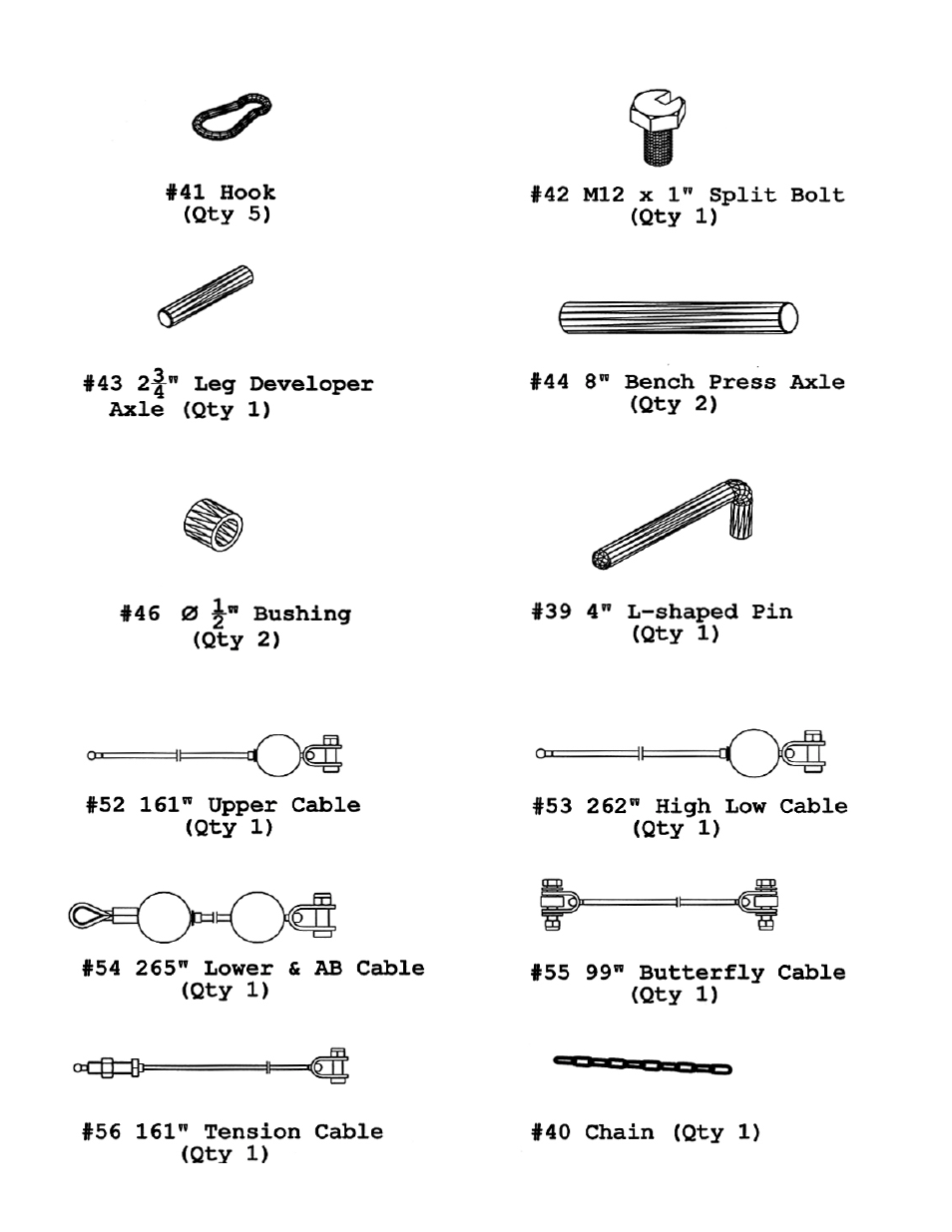 Hardware pack | Impex IGS 16 User Manual | Page 5 / 33
