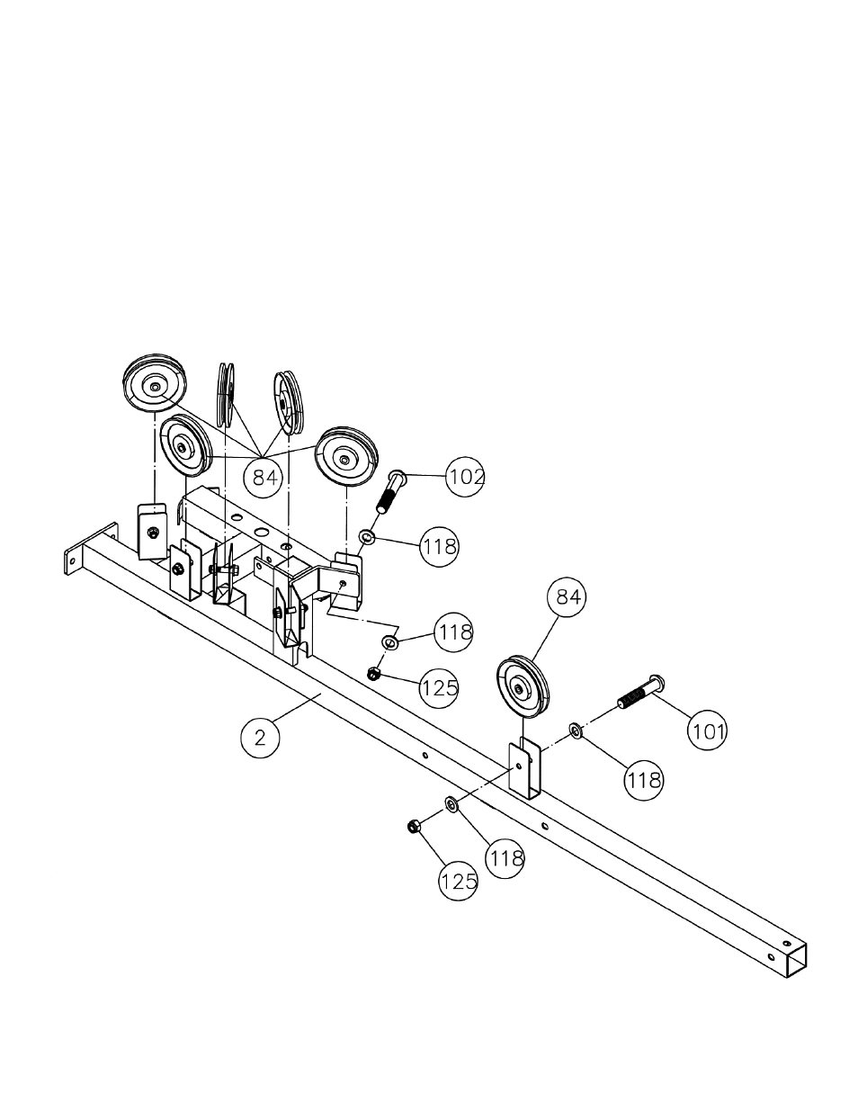 Place the main base frame (#2) on a flat surface, Diagram 1 | Impex IGS 16 User Manual | Page 8 / 33