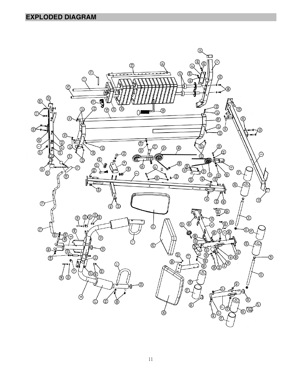 Exploded diagram | Impex MWM-988 User Manual | Page 12 / 15