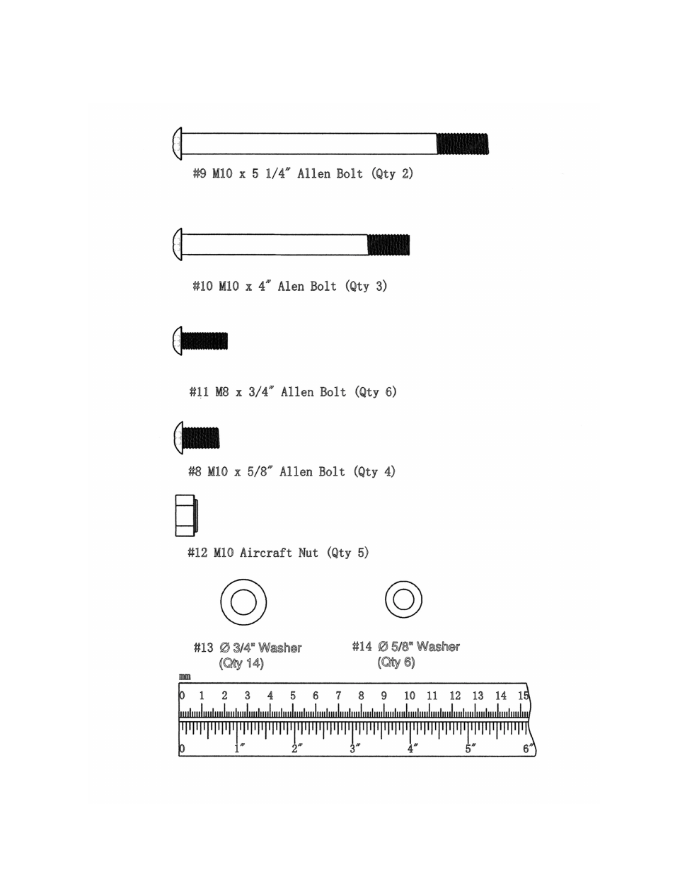 Hardware pack | Impex SB 660 User Manual | Page 4 / 7