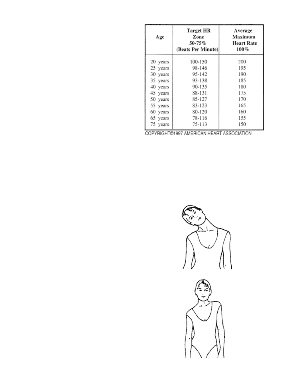 Exercising in your target zone, Head rolls, Shoulder lifts | Warming cool down | Impex MS-93 User Manual | Page 12 / 15