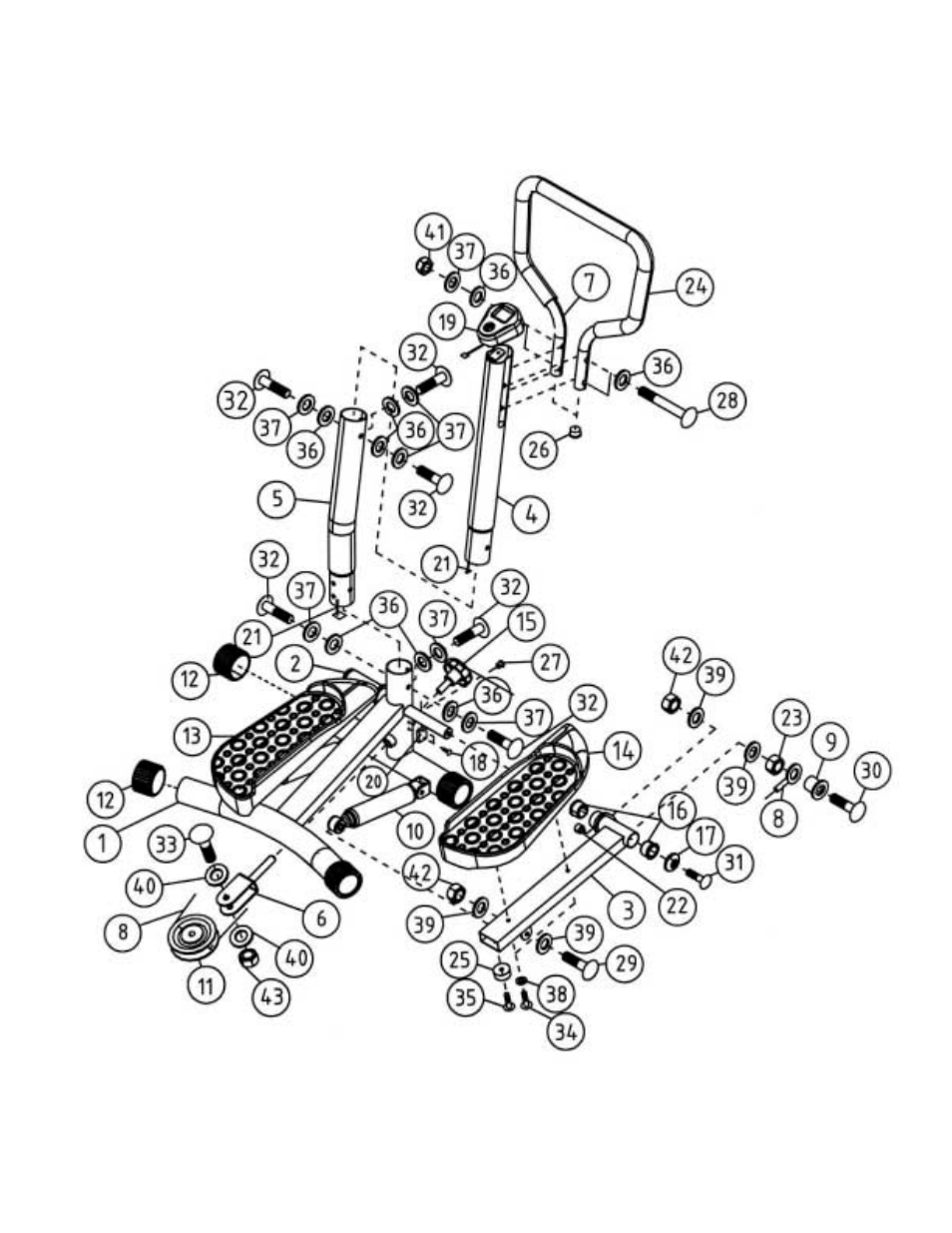 Exploded diagram | Impex MS-93 User Manual | Page 8 / 15