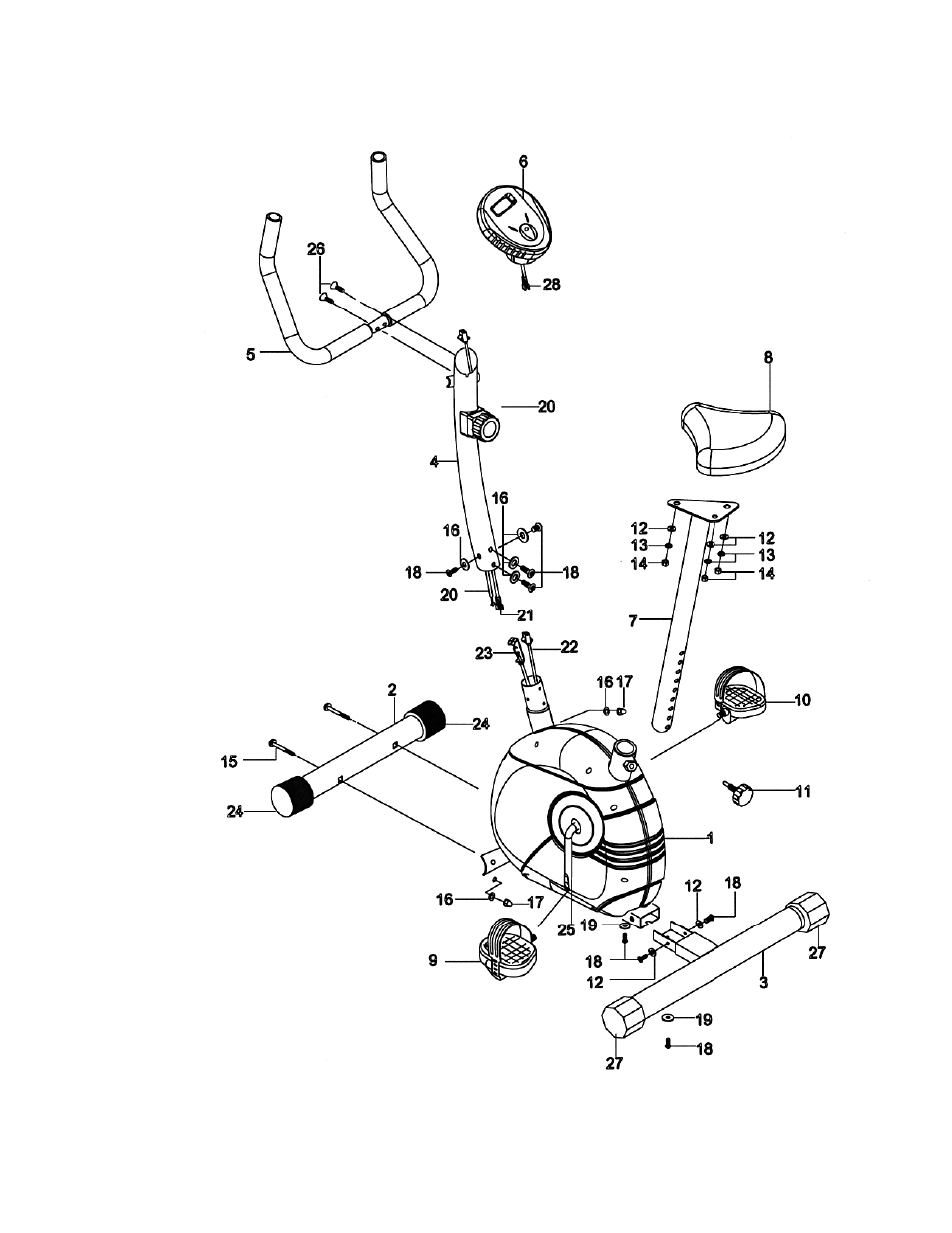 Exploded diagram | Impex ME-708 User Manual | Page 12 / 17