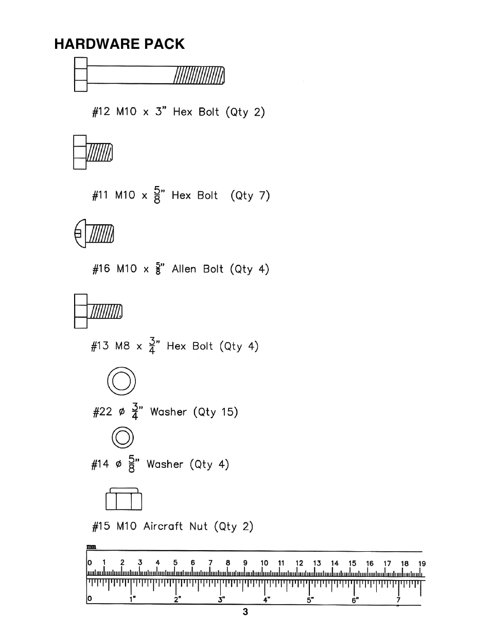 Hardware pack | Impex JD-3.1 User Manual | Page 4 / 8