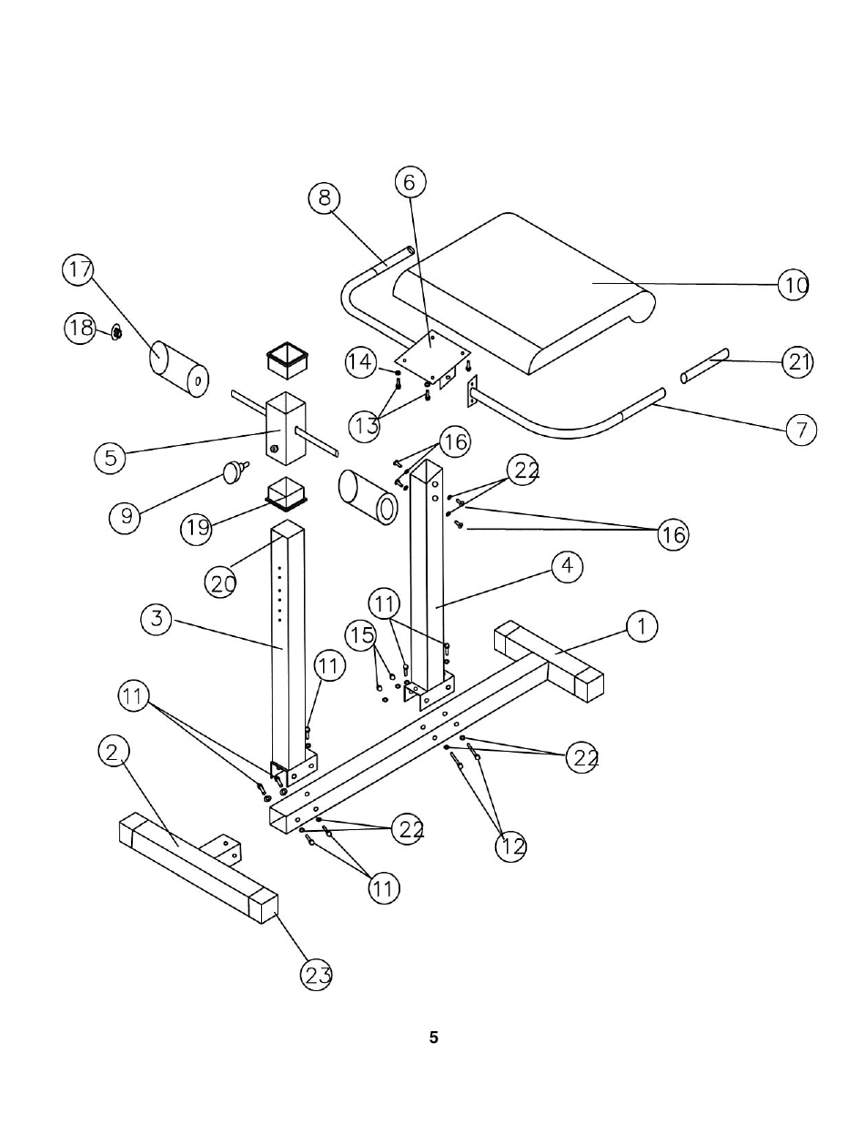 Exploded diagram | Impex JD-3.1 User Manual | Page 6 / 8