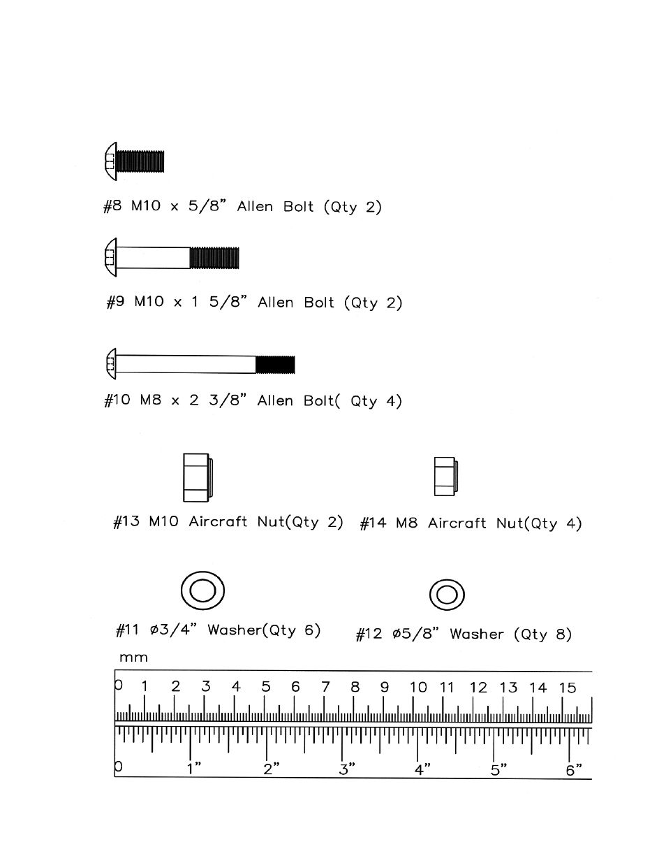 Hardware pack | Impex IGS-46 User Manual | Page 5 / 9