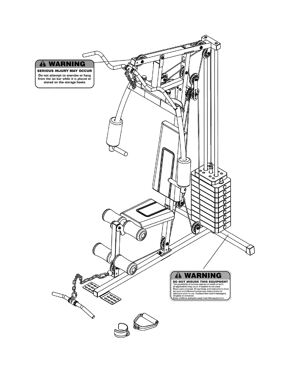 Warning label placement | Impex MWM-1100 User Manual | Page 4 / 23