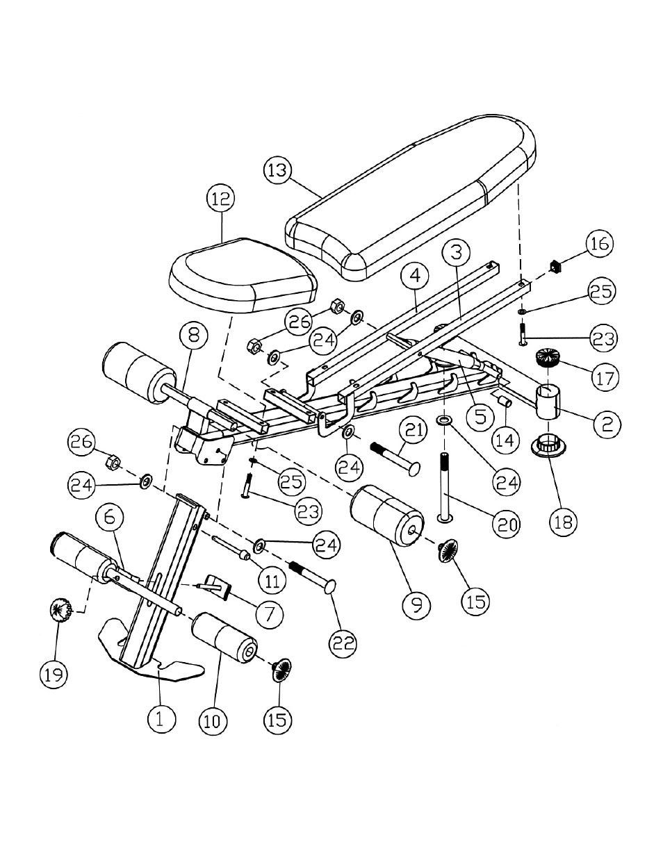 Exploded diagram | Impex MWB-6901 User Manual | Page 8 / 10