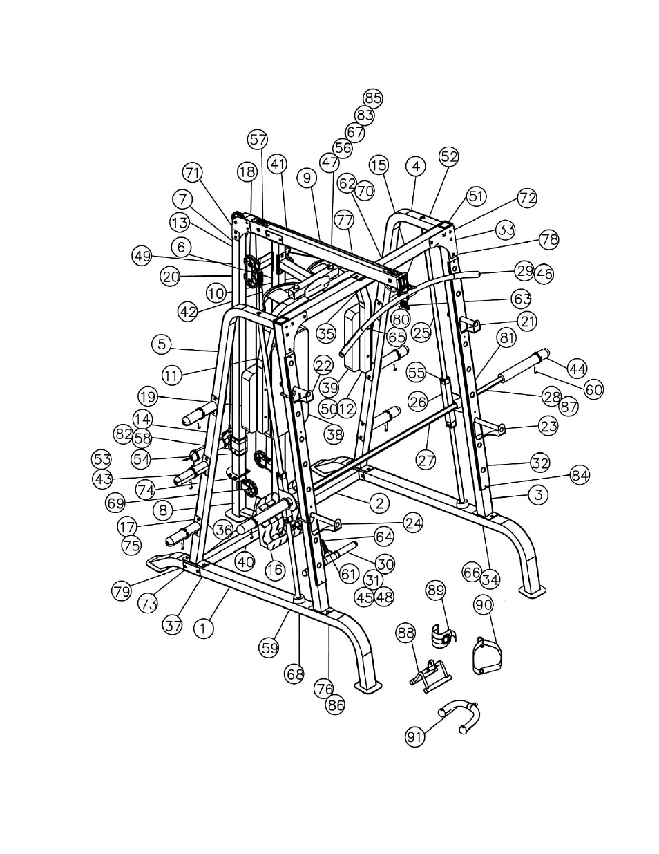 Exploded diagram | Impex SM 4000 User Manual | Page 18 / 28