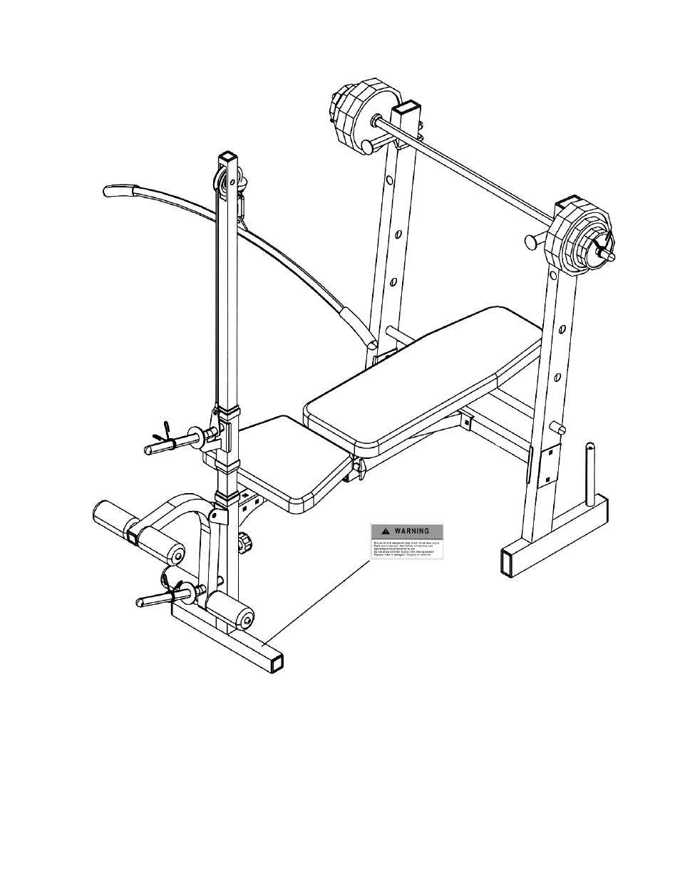 Warning label placement | Impex TSA-499 User Manual | Page 4 / 14