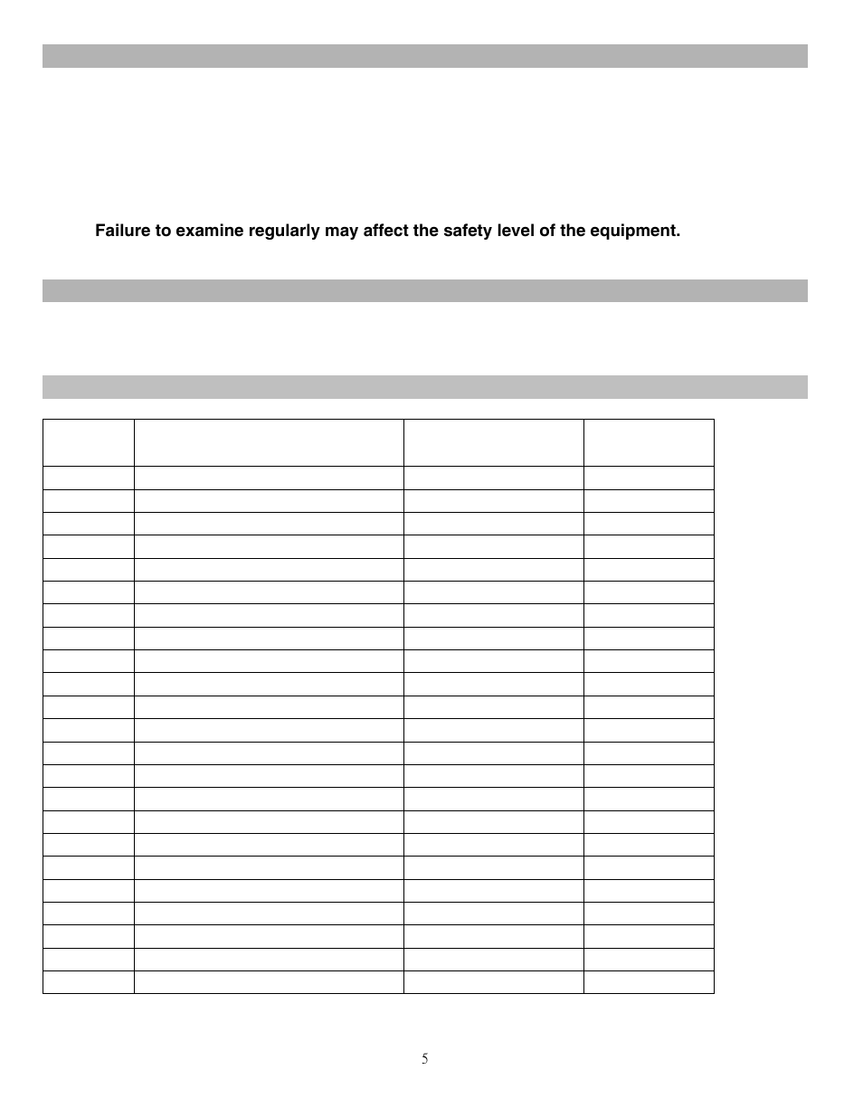 Care and maintenance, Weight capacity and dimension, Pm-50 parts list | Impex PM-50 User Manual | Page 6 / 8