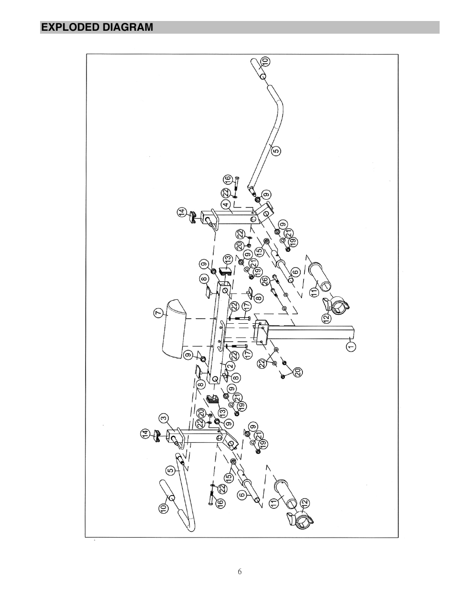 Exploded diagram | Impex PM-50 User Manual | Page 7 / 8