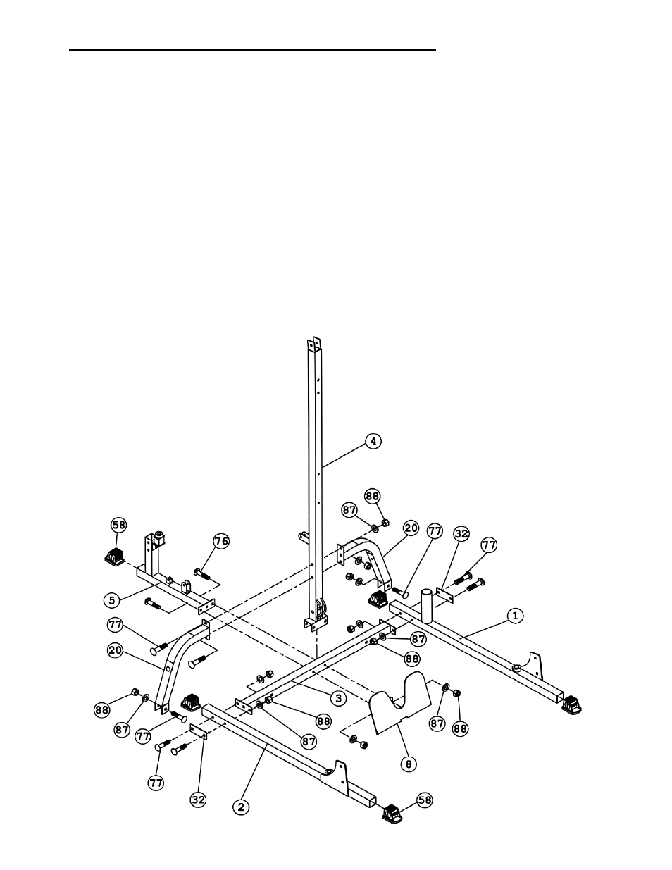 Smith machine assembly instruction | Impex MWB-9000 User Manual | Page 7 / 29