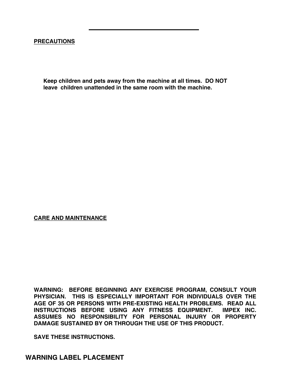 Important safety notice | Impex SM-4008 User Manual | Page 3 / 38