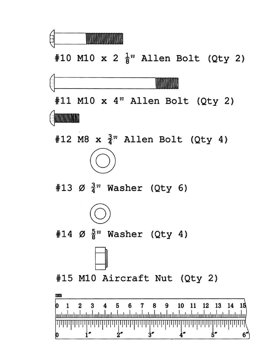 Hardware pack | Impex IGS-663 User Manual | Page 5 / 8