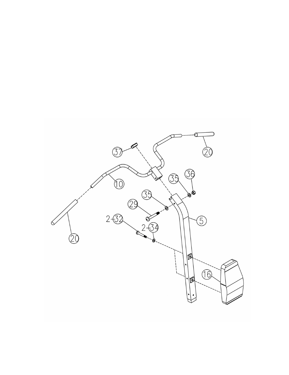Step 4 (see diagram 4), Bolts (#32) and ( 5/8” washers (#34), Diagram 4 | Impex TC 3000 User Manual | Page 8 / 11