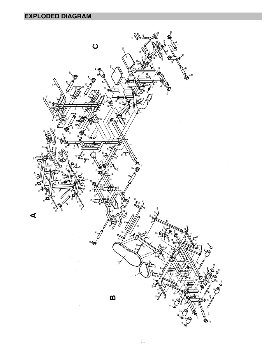 Exploded diagram | Impex PM-4500 User Manual | Page 12 / 16