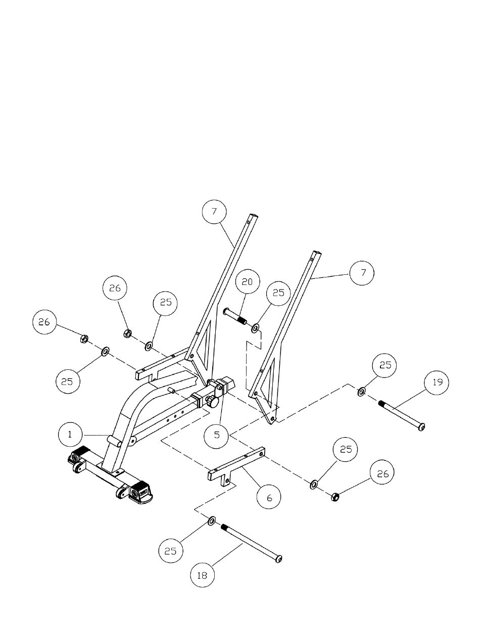 Diagram 3 | Impex MARCY MULTI PURPOSE BENCH MWB-682 User Manual | Page 8 / 12