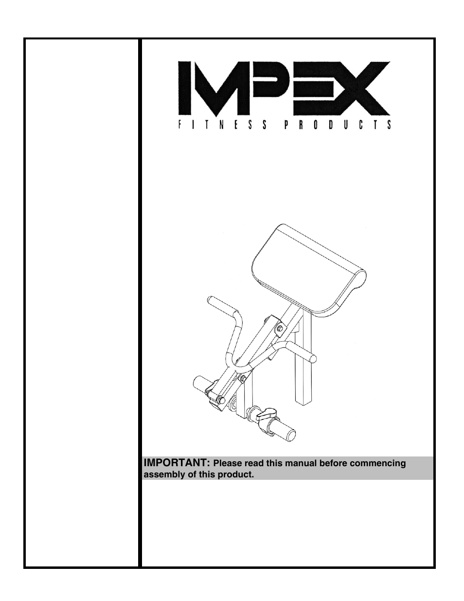 Impex PM-30 User Manual | 7 pages