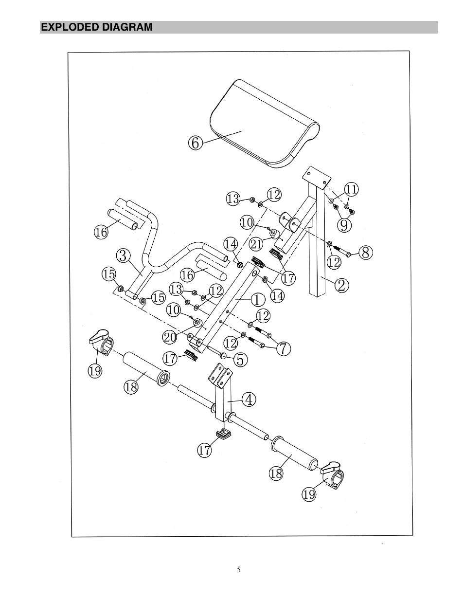 Exploded diagram | Impex PM-30 User Manual | Page 6 / 7