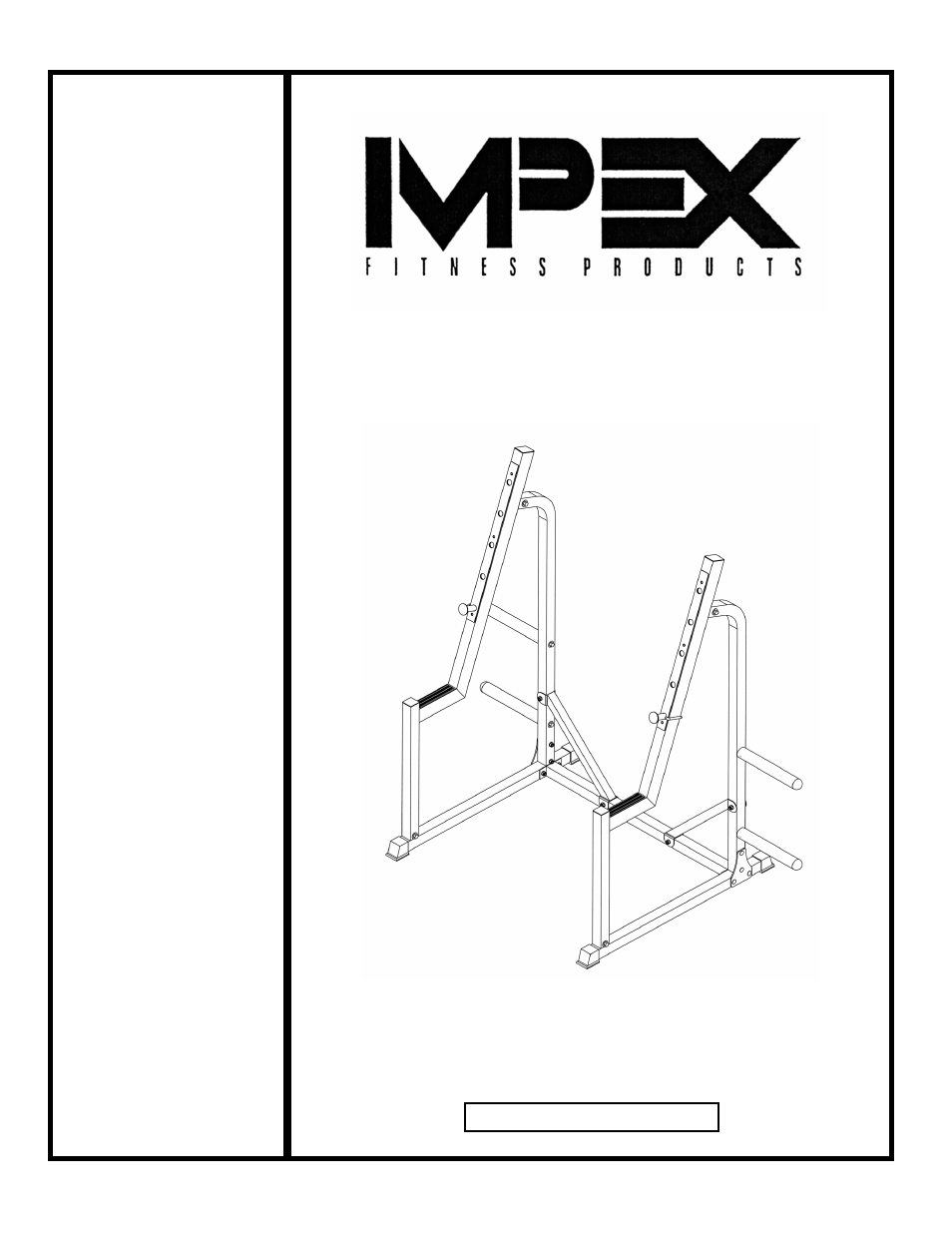 Impex SR55 User Manual | 8 pages