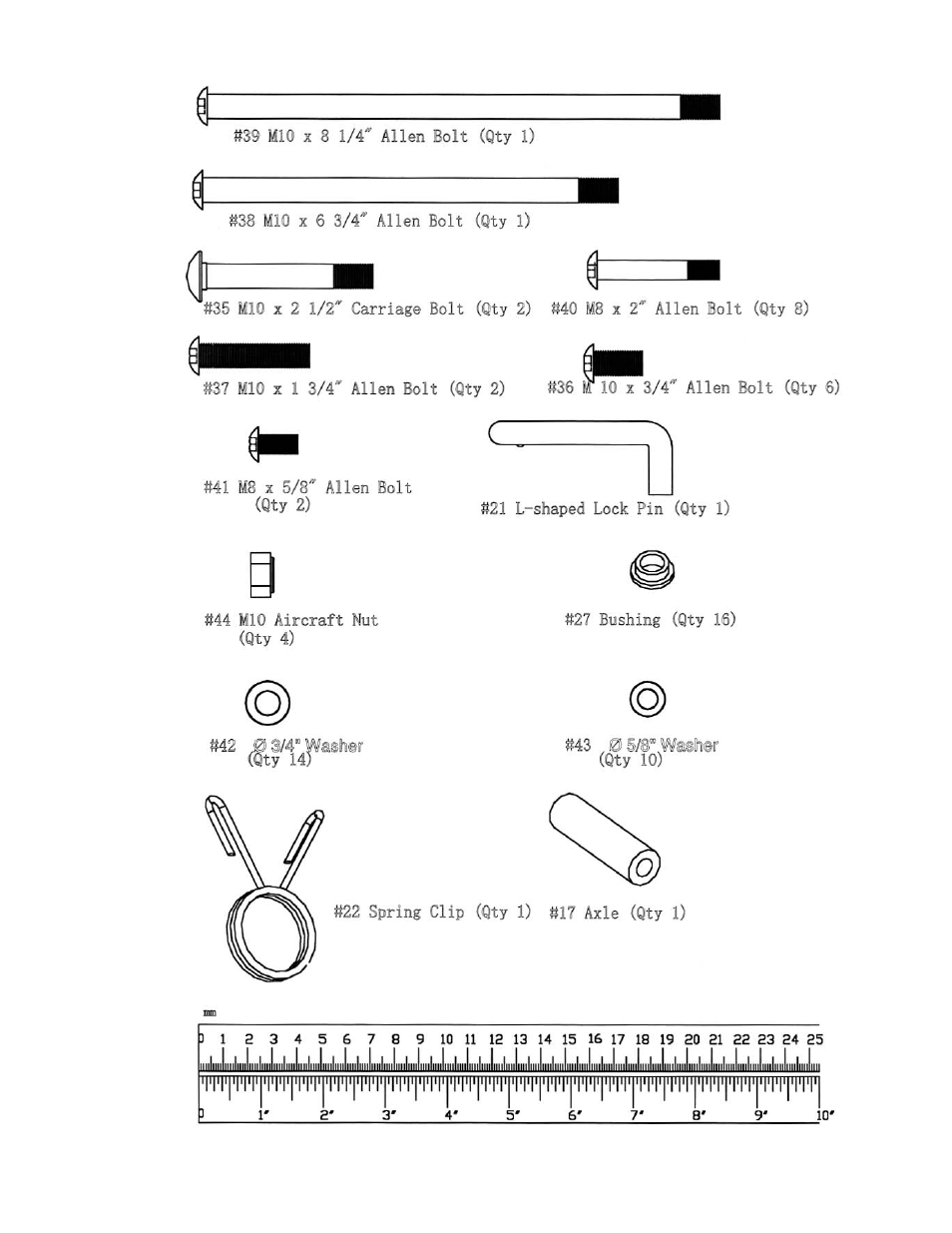 Hardware pack | Impex AB 4050 User Manual | Page 4 / 12