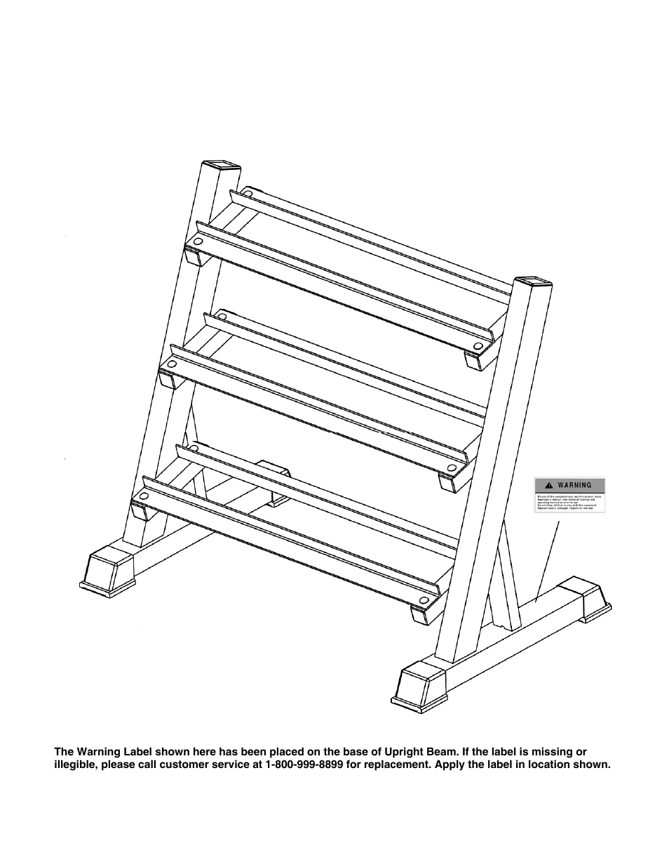 Warning label placement | Impex DBR-86 User Manual | Page 4 / 7