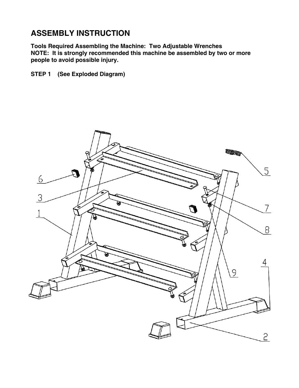 Assembly instruction, Exploded diagram | Impex DBR-86 User Manual | Page 5 / 7