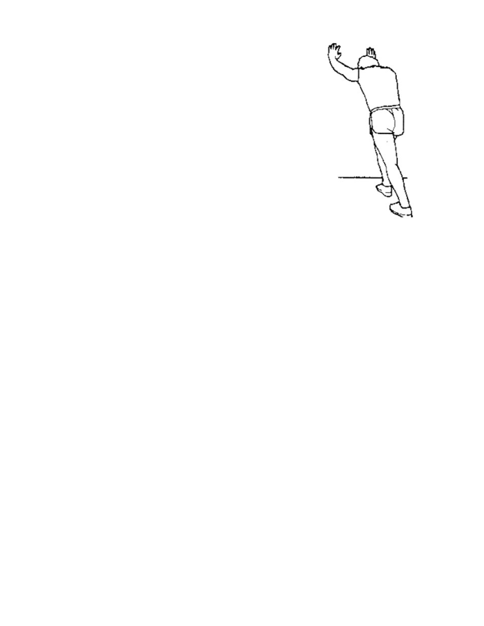 Calf/achilles stretch, Aerobic exercise, Weight training | Impex WMGG-20 User Manual | Page 13 / 14