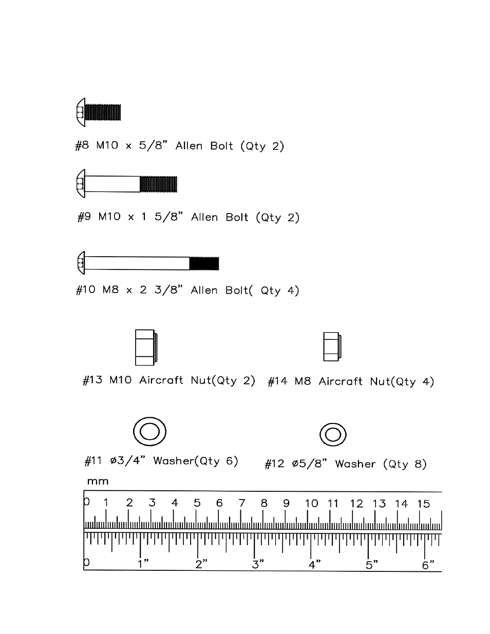 Hardware pack | Impex IGS-43 User Manual | Page 5 / 9