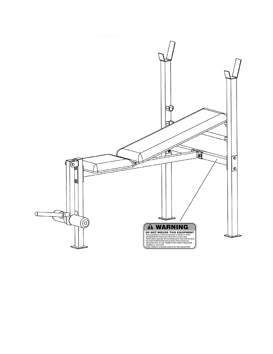 Warning label placement | Impex CB-181 User Manual | Page 4 / 12