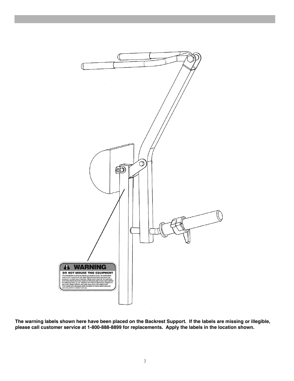 Warning label placement | Impex PM-40 User Manual | Page 4 / 8