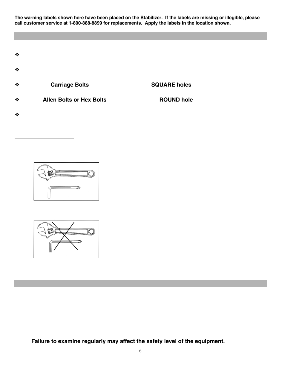 Important assembly information, Fasten nuts and bolts, Care and maintenance | Impex MKB-211 User Manual | Page 7 / 11