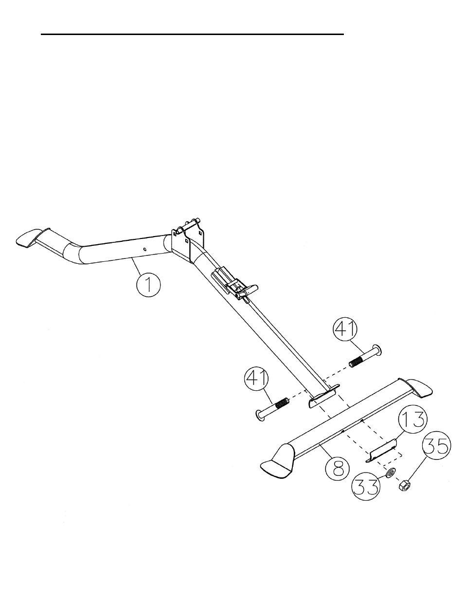 Multi-purpose bench assembly instruction, Diagram 1 | Impex SM-6001 User Manual | Page 23 / 30