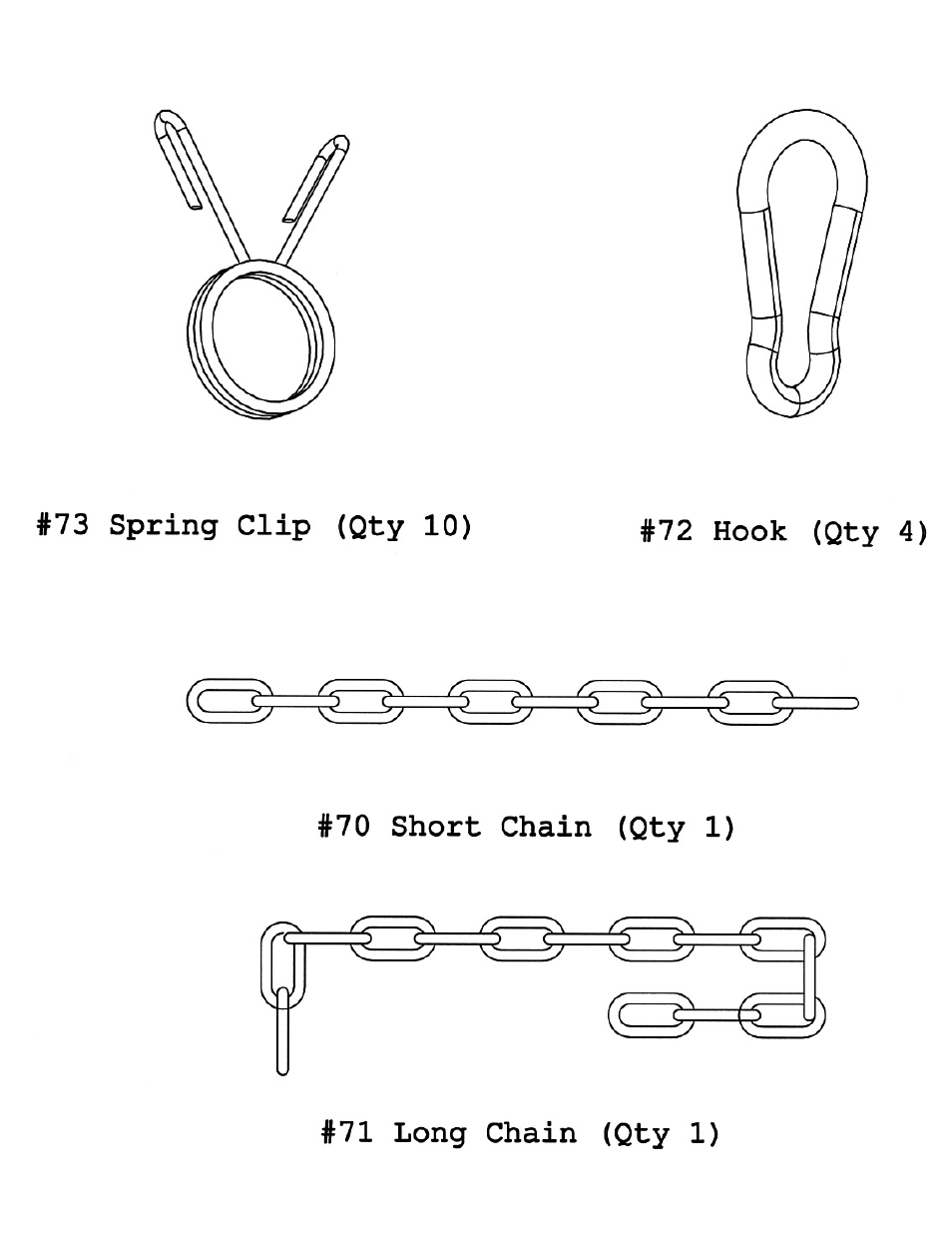 Smith machine hardware pack | Impex SM-6001 User Manual | Page 7 / 30