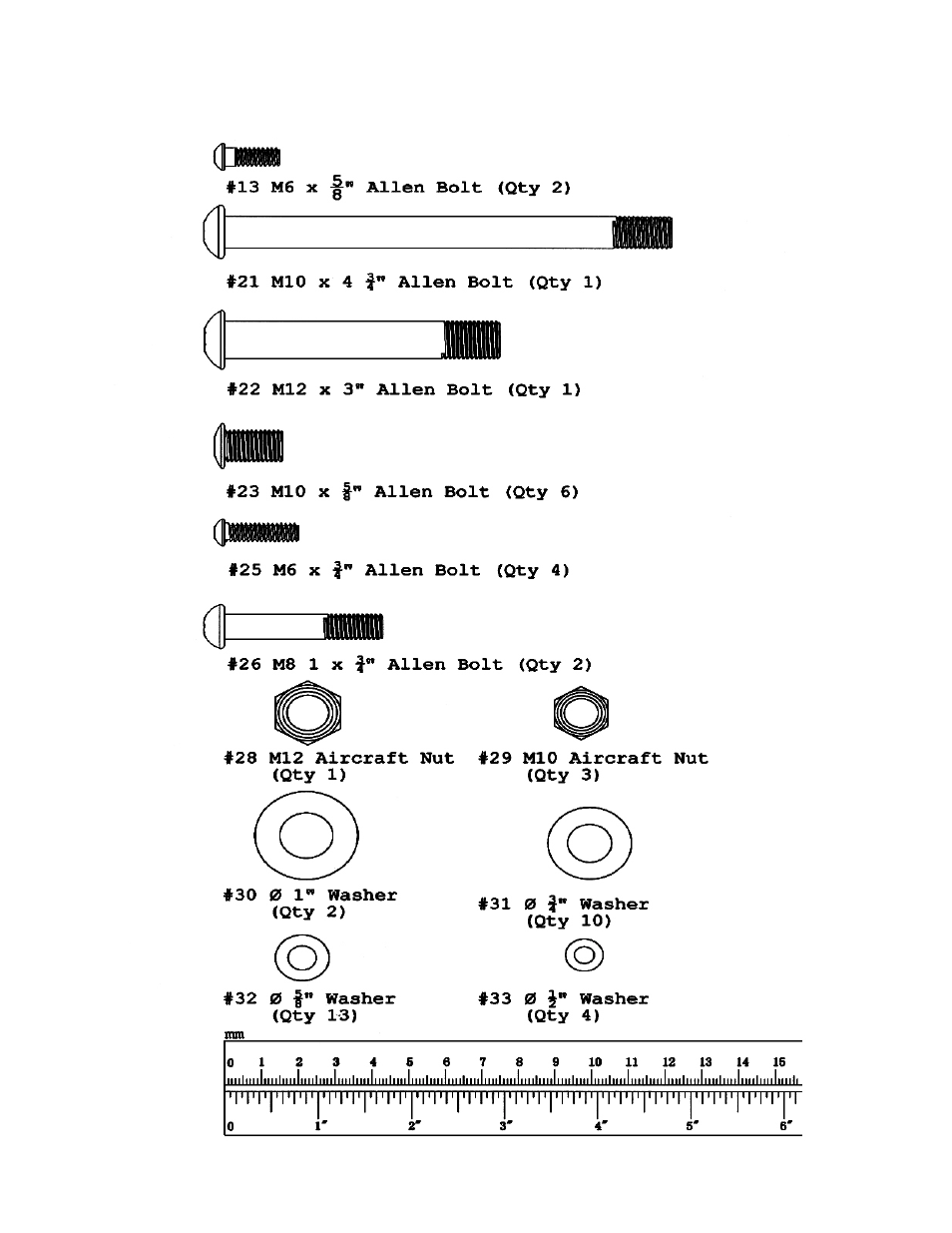 Hardware pack | Impex SB-670 User Manual | Page 5 / 11