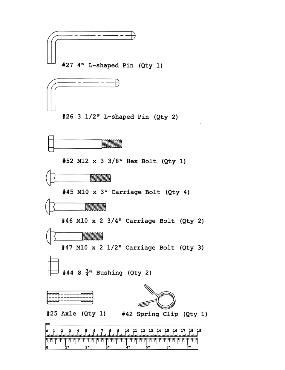 Hardware pack | Impex PRO 6 User Manual | Page 4 / 12