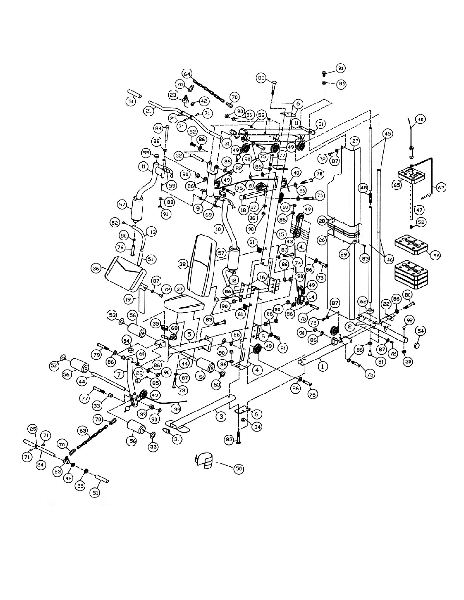 Expldoed diagram | Impex MWM-1509 User Manual | Page 19 / 22