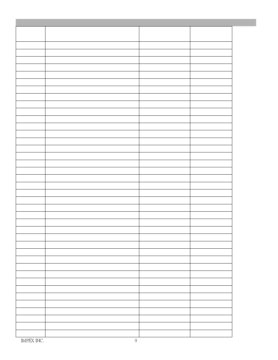 Impex H2502C User Manual | Page 10 / 15