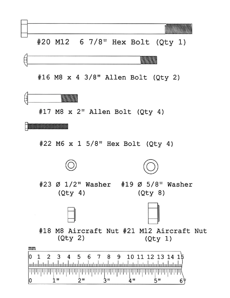 Hardware pack | Impex IGS-412 User Manual | Page 5 / 10