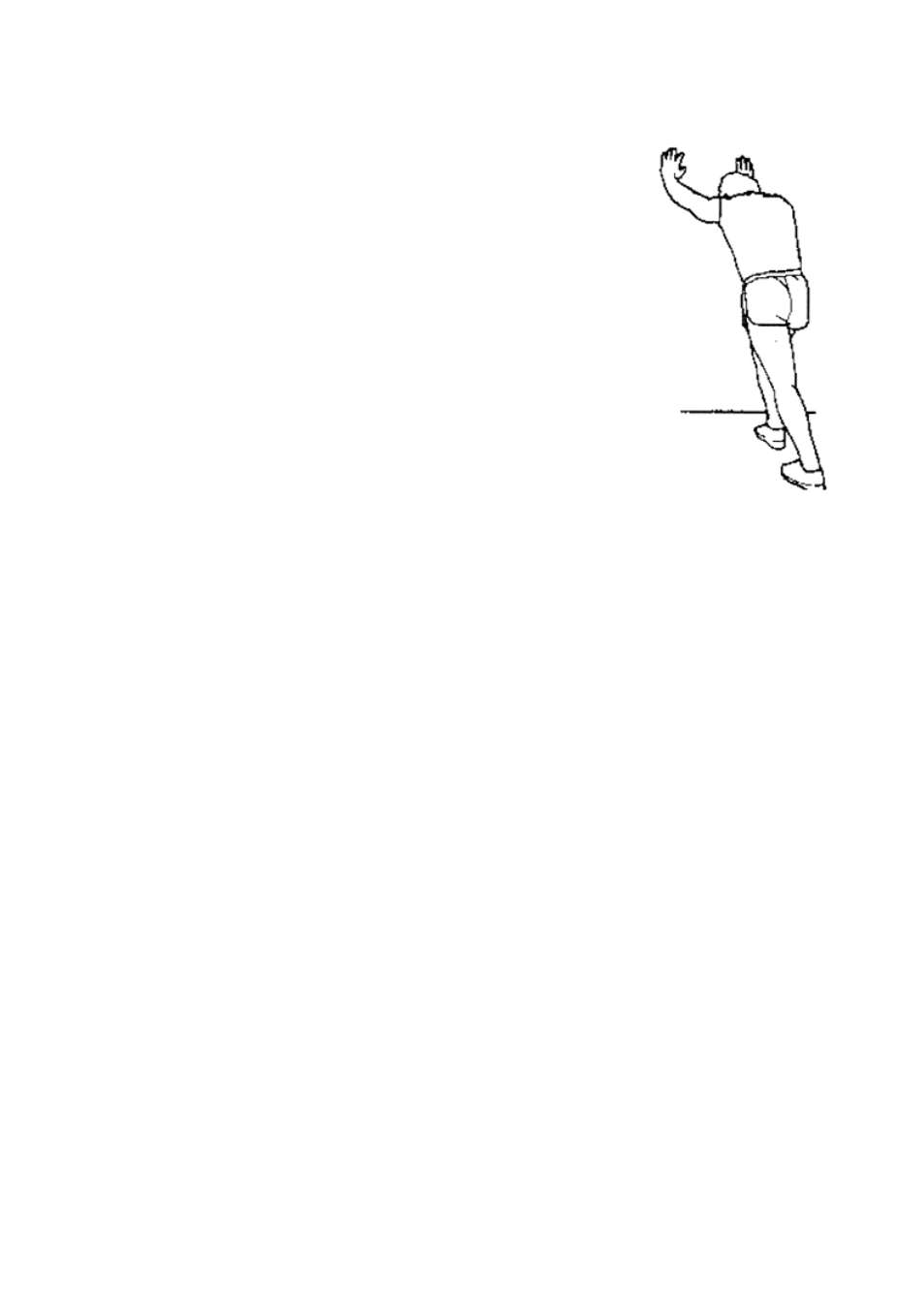 Calf/achilles stretch, Aerobic exercise, Weight training | Impex GB-3006AP User Manual | Page 17 / 18