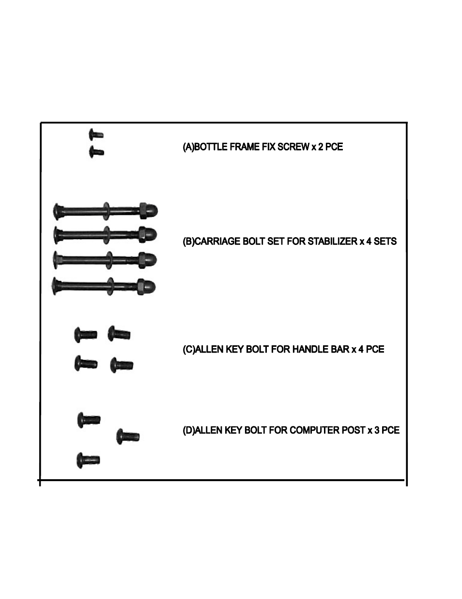 Screw set | Impex GB-3006AP User Manual | Page 5 / 18