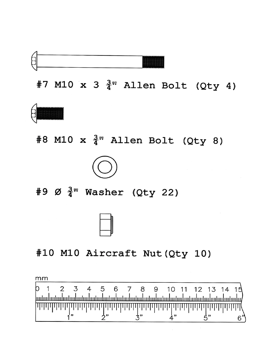 Hardware pack | Impex DBR 234 User Manual | Page 5 / 8
